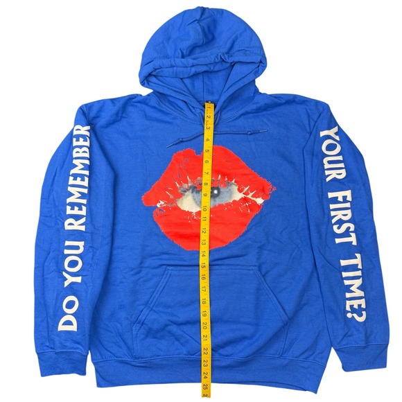 The Kid Laroi EOTW Tour 2022 Hoodie Blue Medium Official Concert Merch - Picture 5 of 5